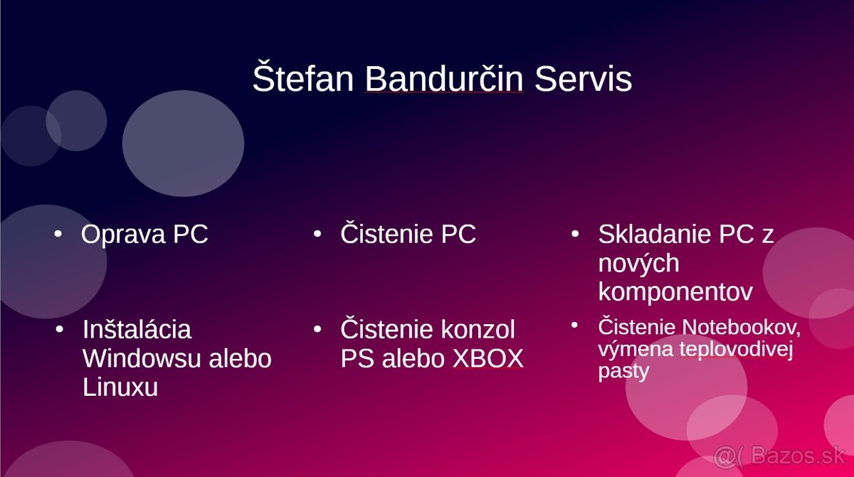 Oprava Servis Skladanie PC 🟢 WhatsApp 0948615000