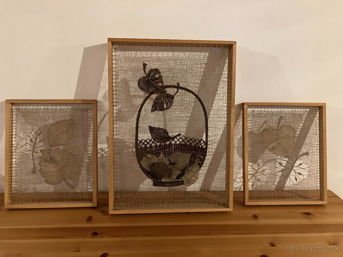 Paličkovaná čipka - obraz