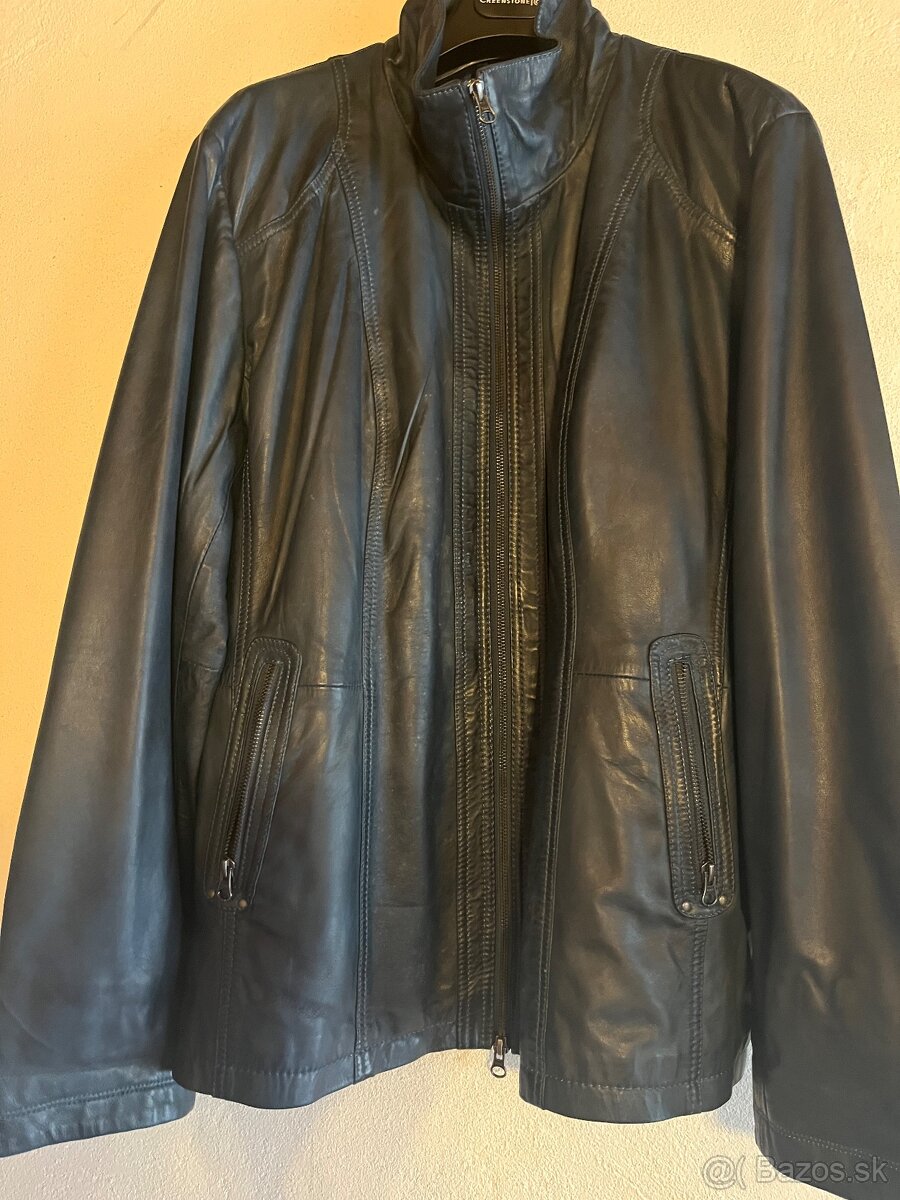 Dámska kožená bunda zn. Max originál , veľ. 5xl