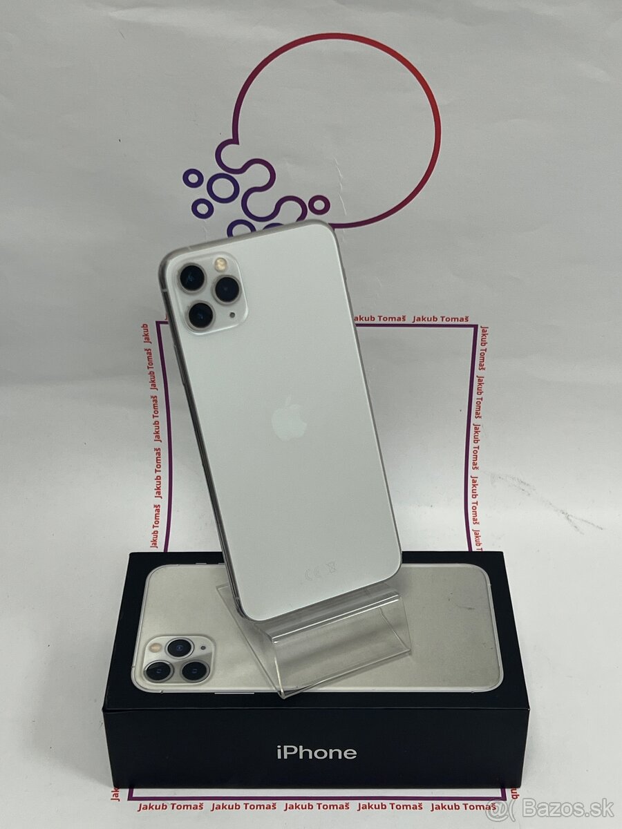 Apple iPhone 11 Pro max 256GB SILVER 100% Batéria
