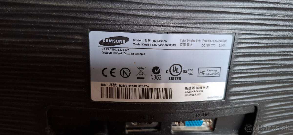 LCD monitor Samsung