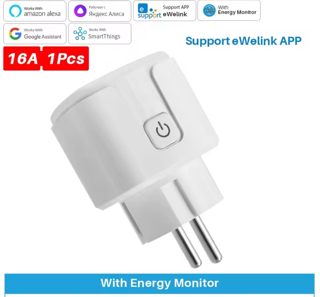 ELVICO Smart Plug - Inteligentná Zástrčka 5 kusov/16A