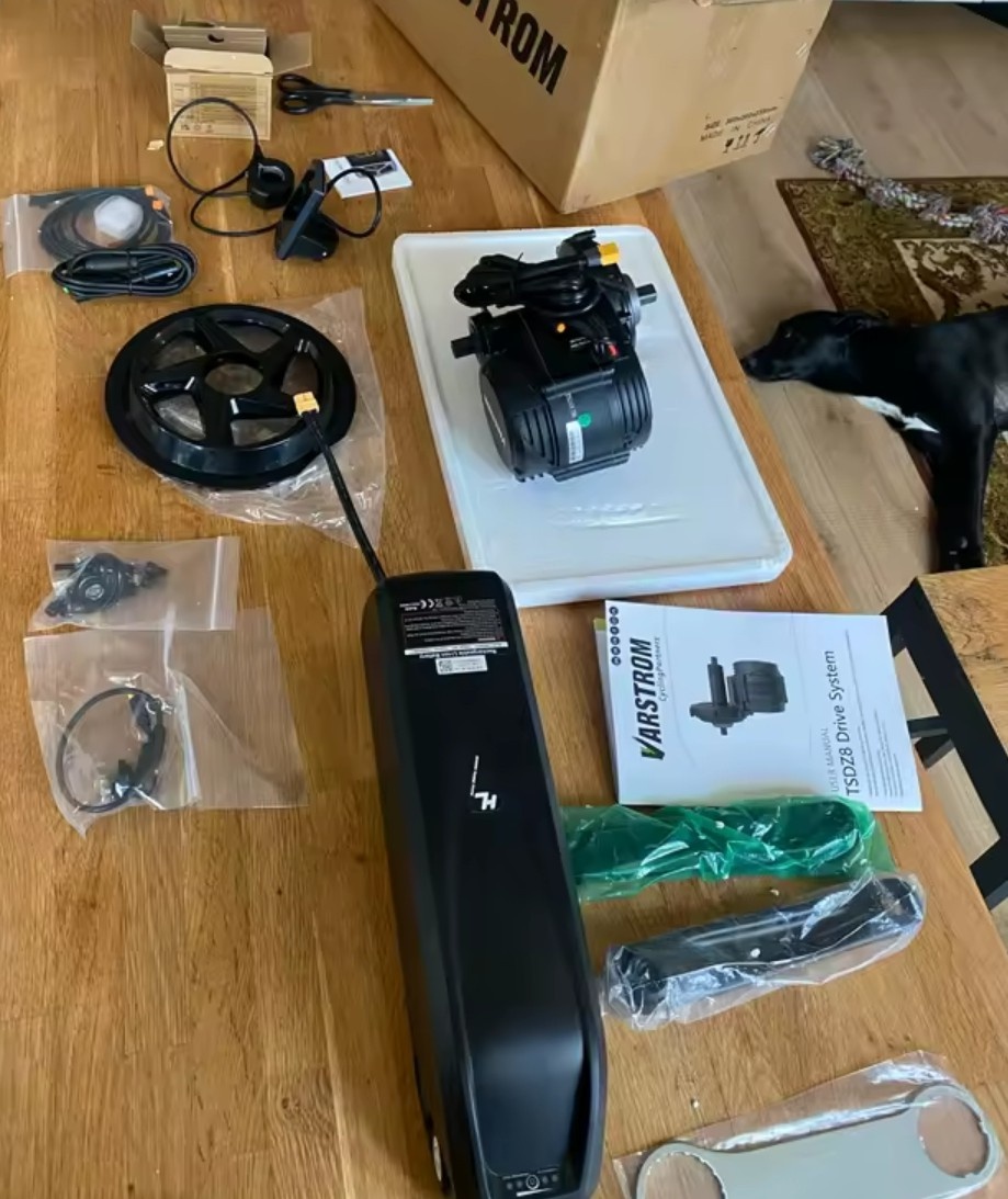 Tongsheng TSDZ8 750w prestavbová sada na bicykel
