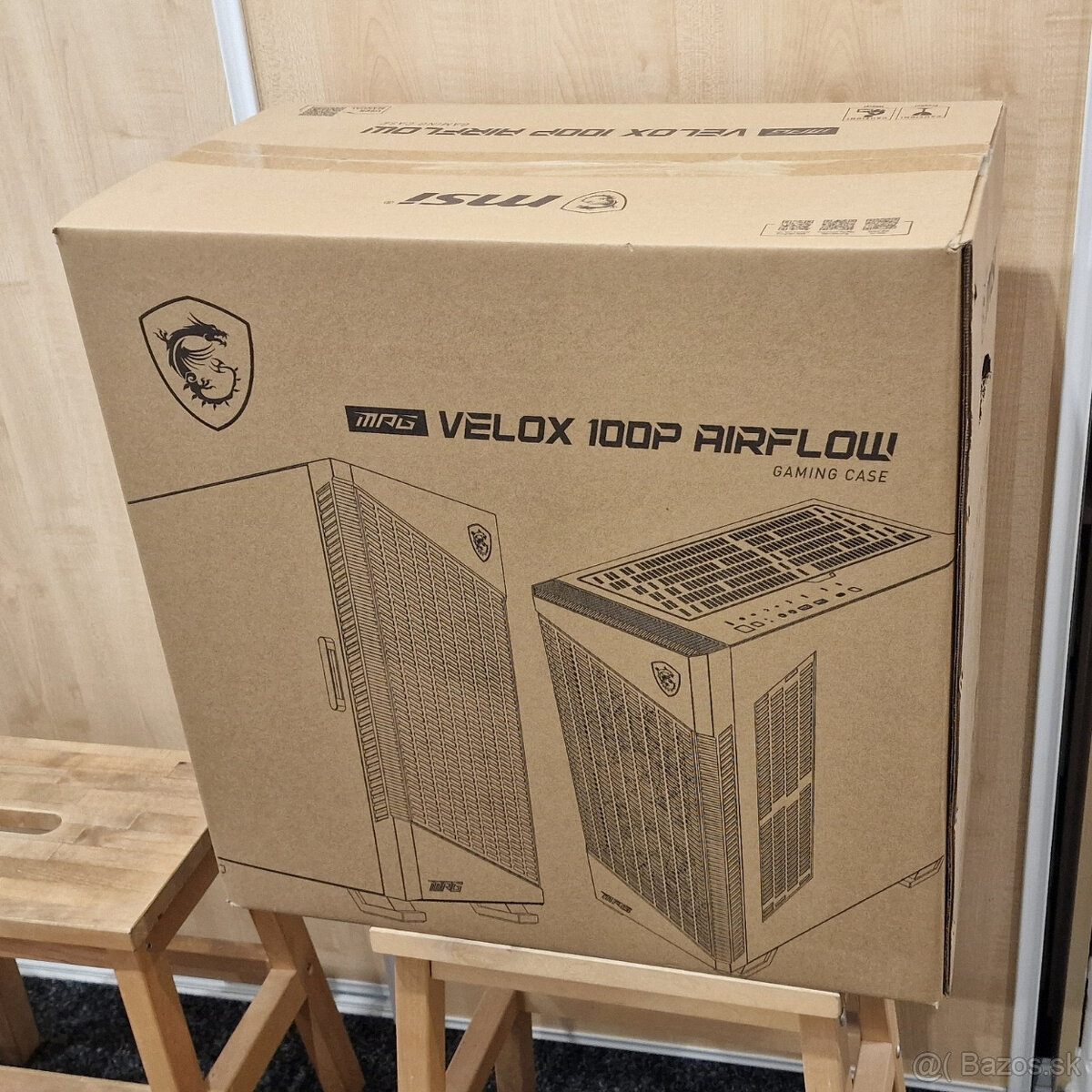 Case MSI MPG VELOX 100P AIRFLOW, nerozbalená, záruka