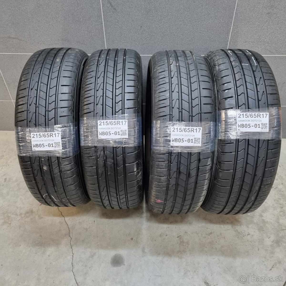 Letné pneumatiky 215/65 R17 HANKOOK DOT2124