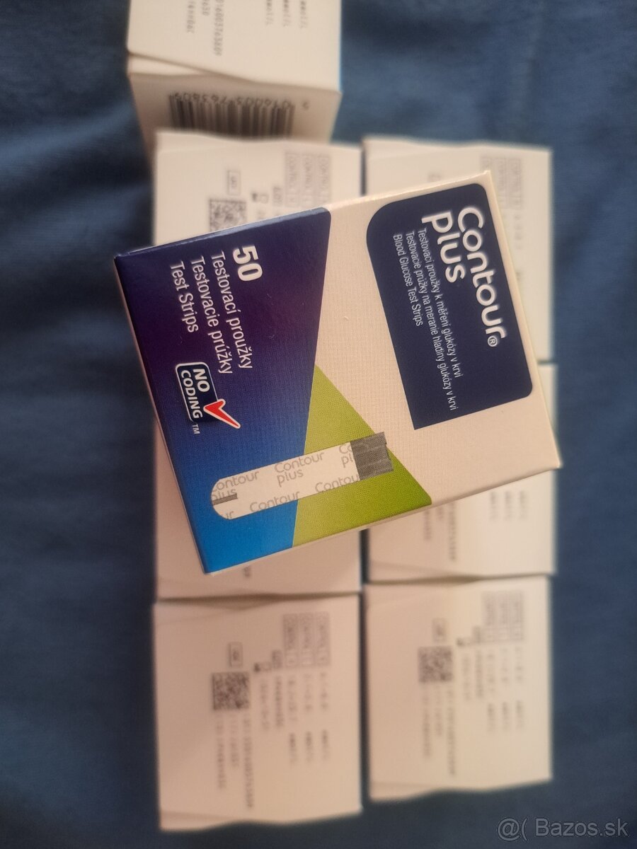 Contour plus testovacie pruzky