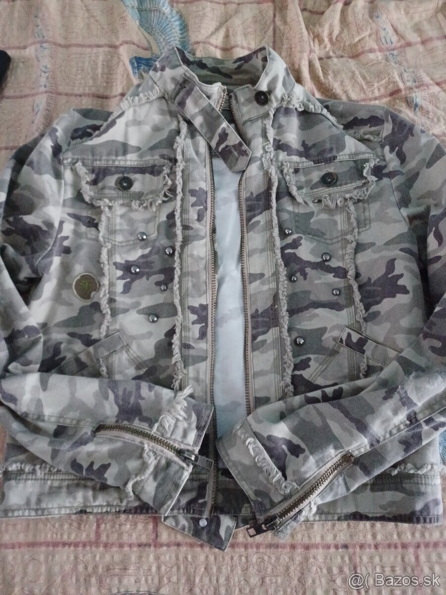 Dámska army bunda-NOVÁ+taška