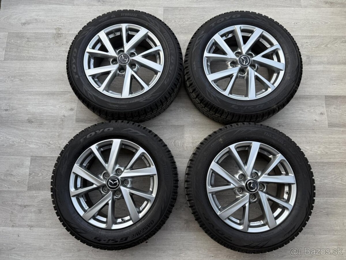 R16 ORIG.ZIMNÍ ALU KOLA MAZDA 3 205/60/16 95%
