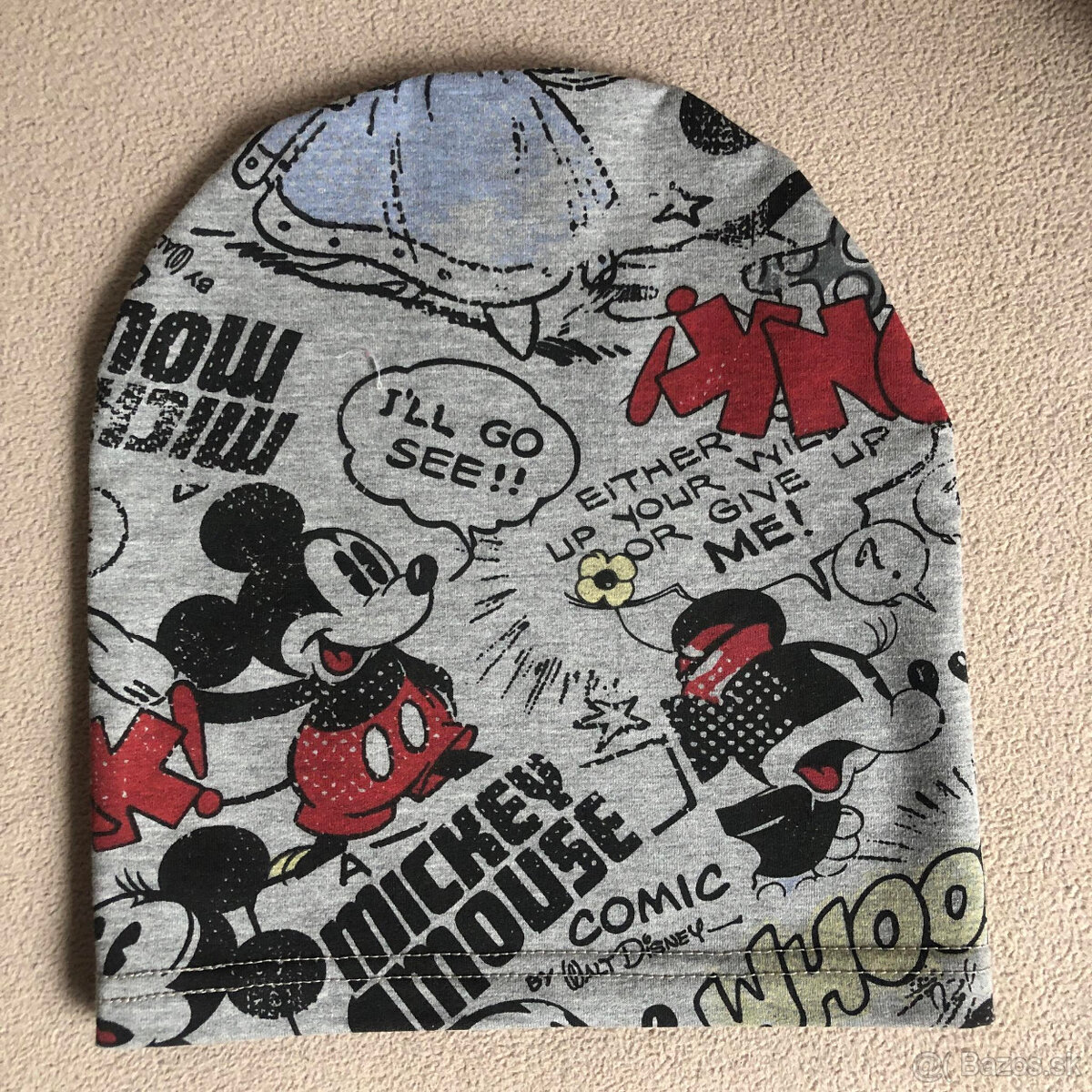Látková čiapka Mickey Mouse