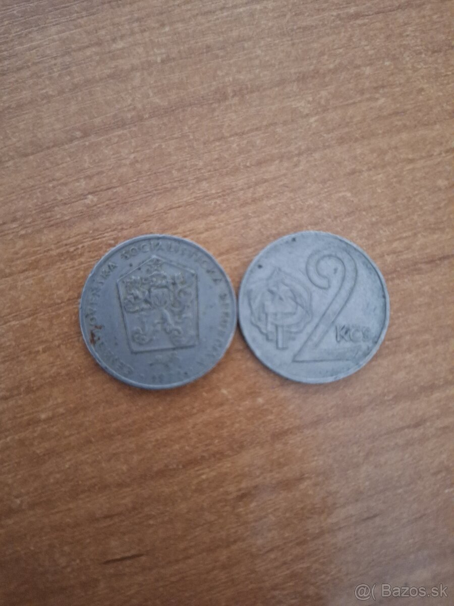 Mince 2 Kčs – Československo (7 ks)