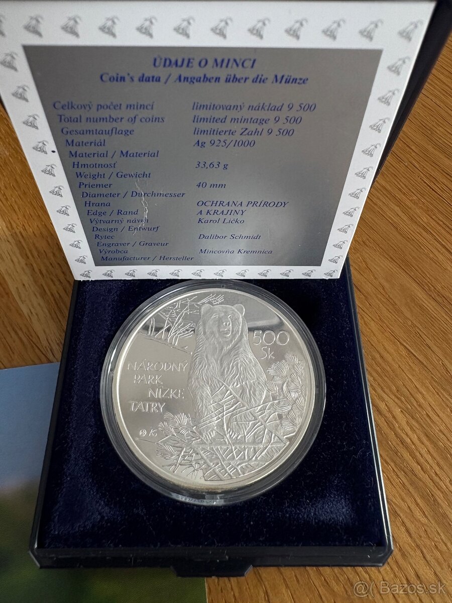 Pamatna minca 500Sk Nizke Tatry proof