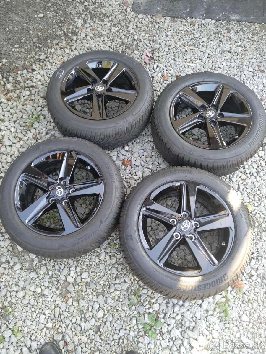 16" alu TOYOTA COROLLA + TPMS + zimné pneu.
