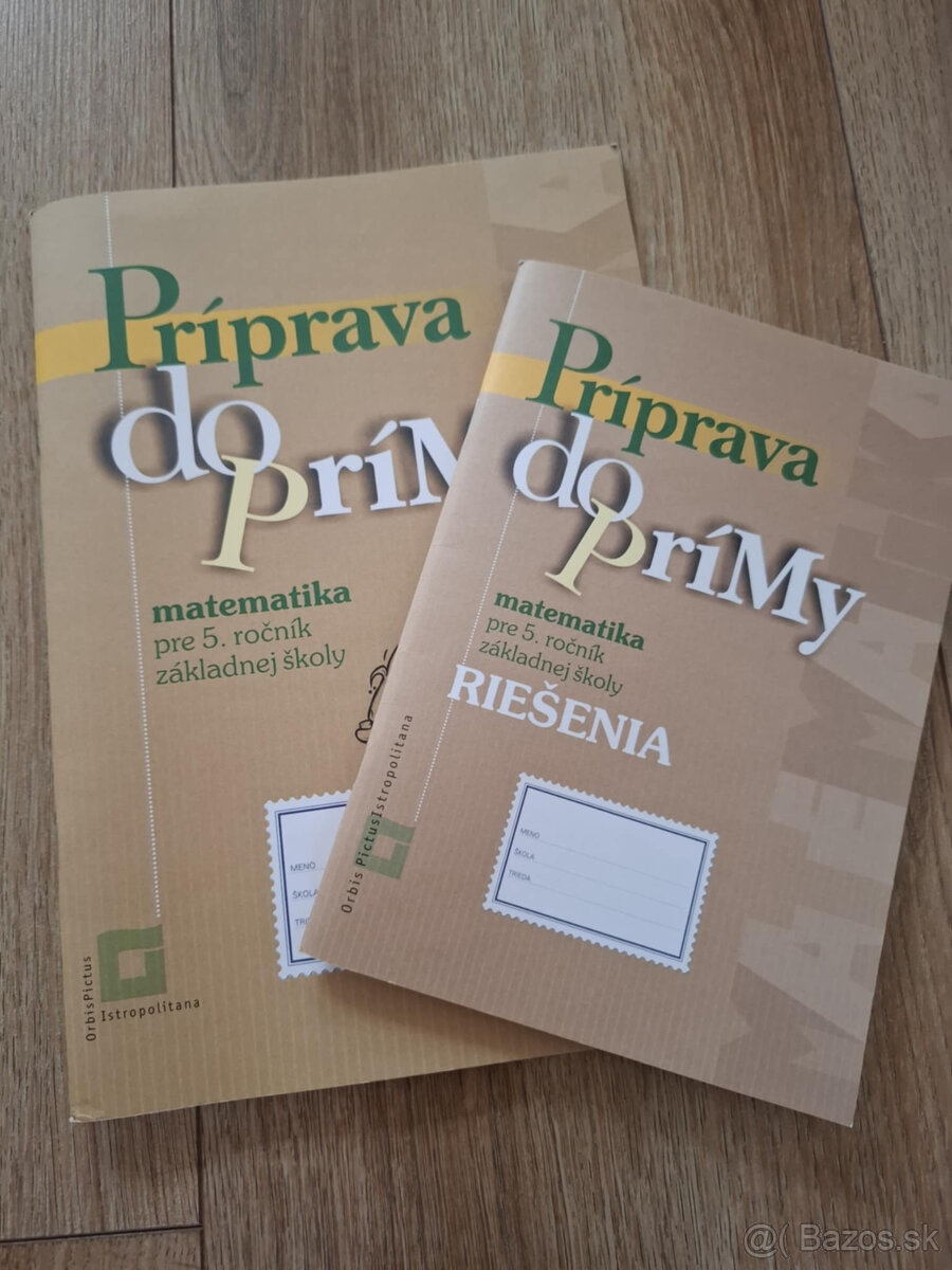 Príprava do prímy - matematika