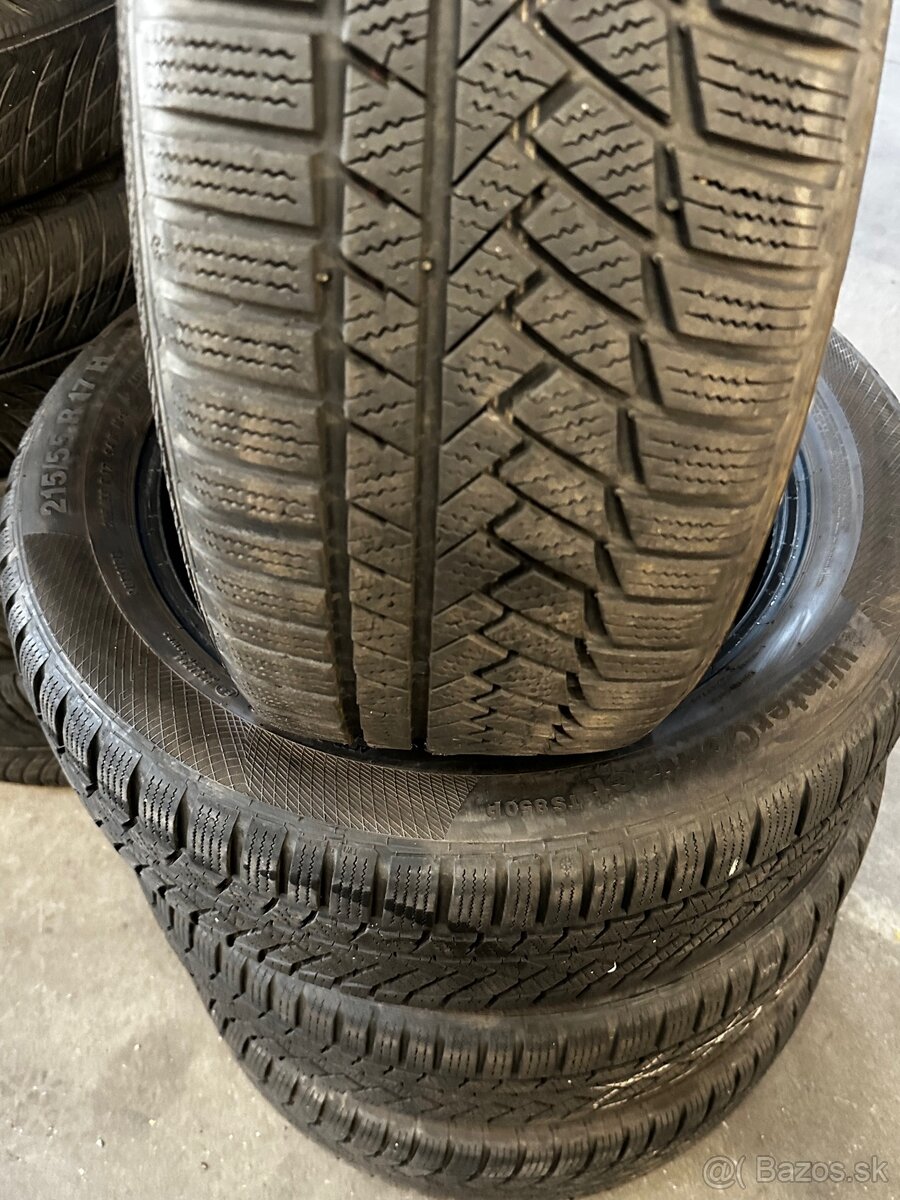 ZIMNÁ SADA 215/55 R17 CONTINENTAL WINTERCONTACT TS850P