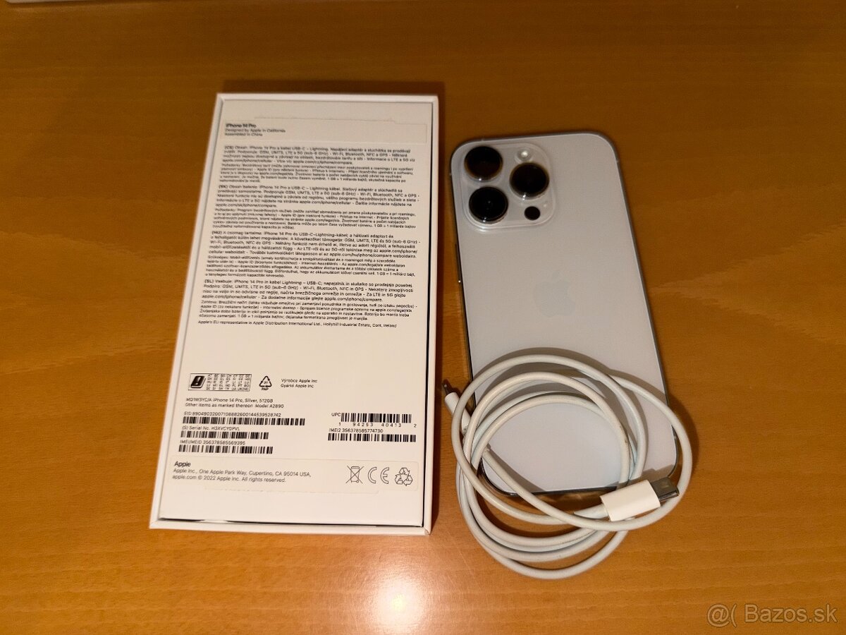 iPhone 14 PRO 512gb silver