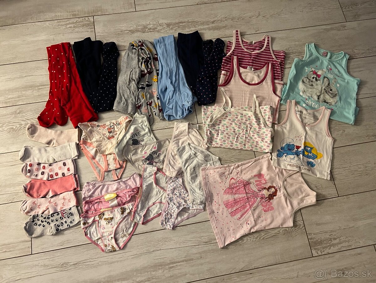 Dievčenské spodné prádlo 122/128