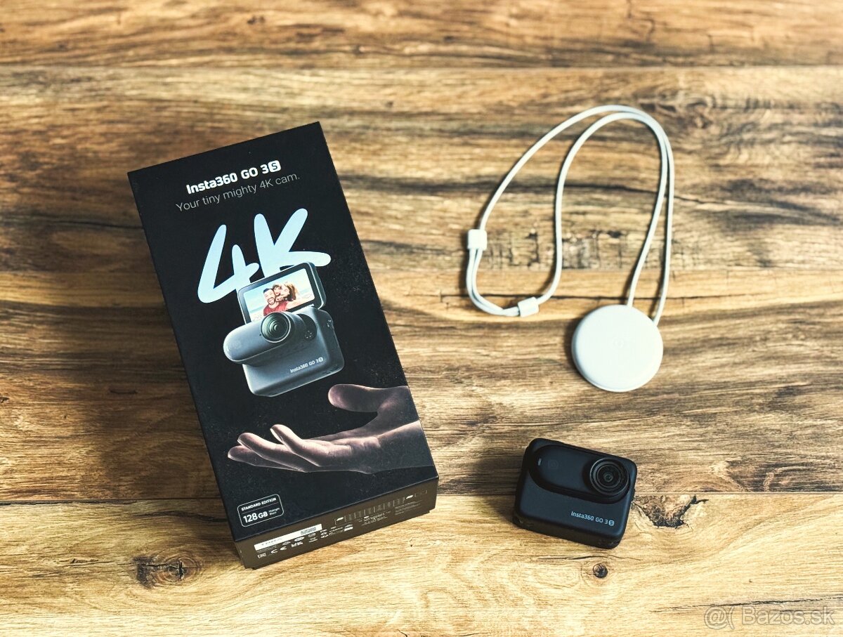 Predám Insta360 GO 3S (128 GB, čierna) v záruke do 07/27