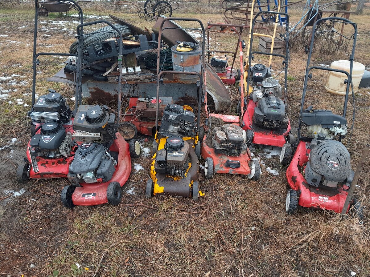 benzinova kosačka nalezovy stav