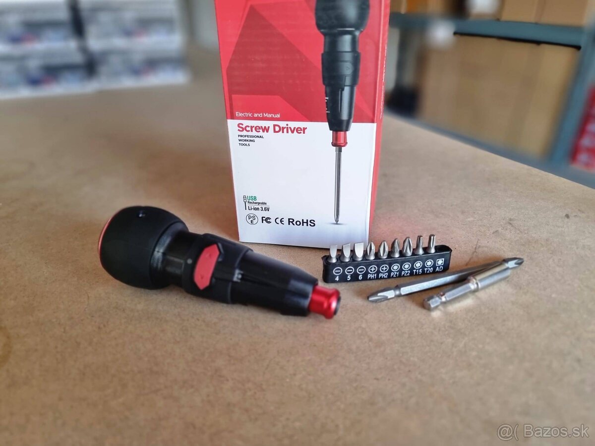 Predám nový elektrický skrutkovač LSD004