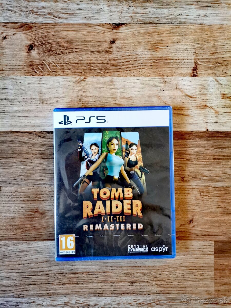 Tomb Raider 1-3 Remastered (Nová, nerozbalená) Ps5