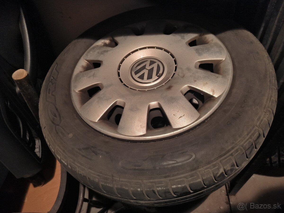 Plastové disky Volkswagen,15‘, + extra pneumatiky