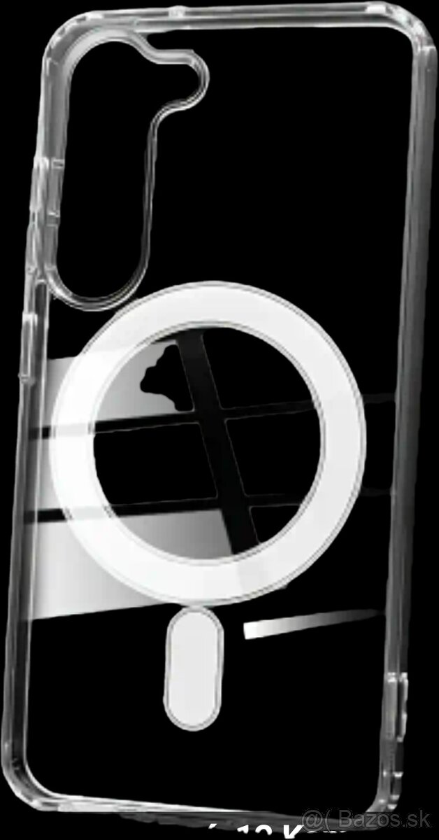 Magnetický transparentný obal pre Samsung S25 Ultra