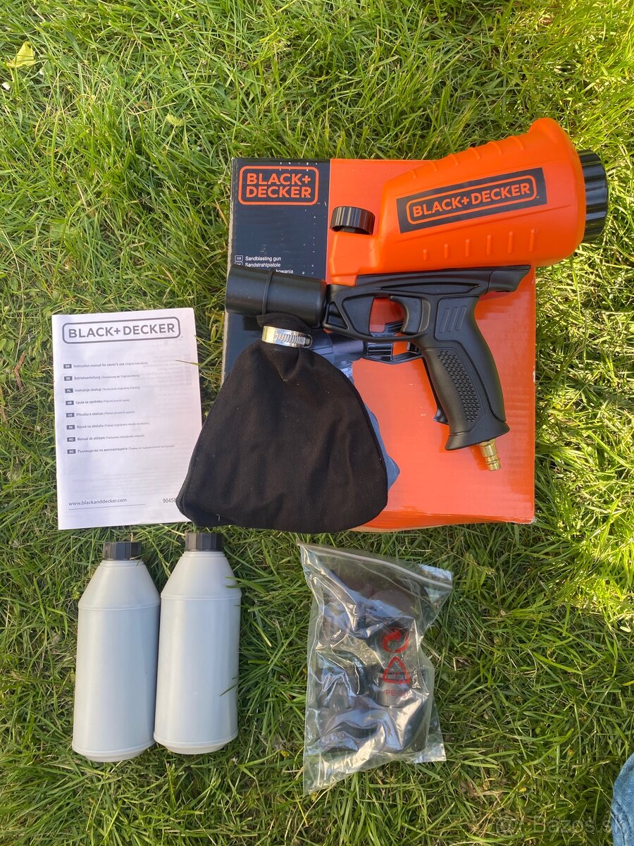 Pieskovacia pištol Black Decker 320l/min 6.3Bar
