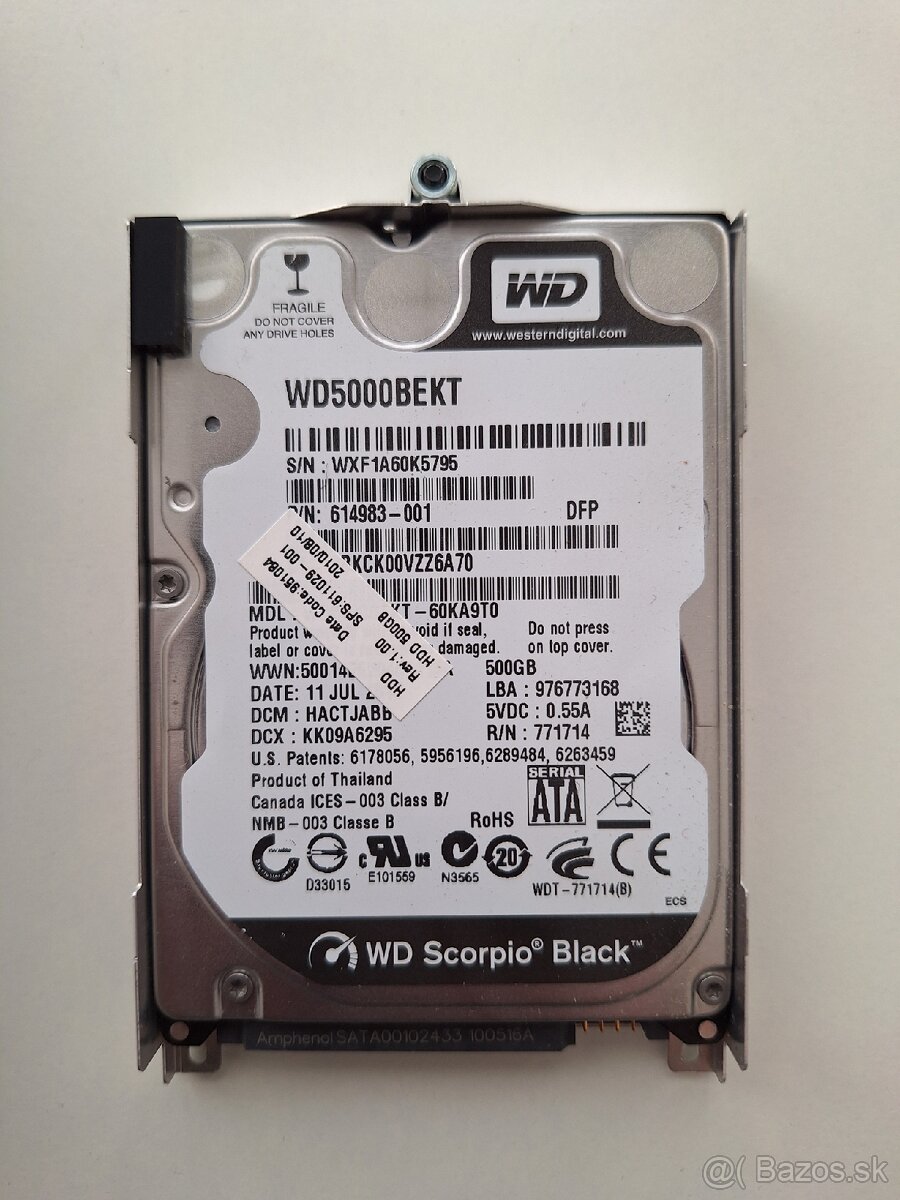 HDD 500gb
