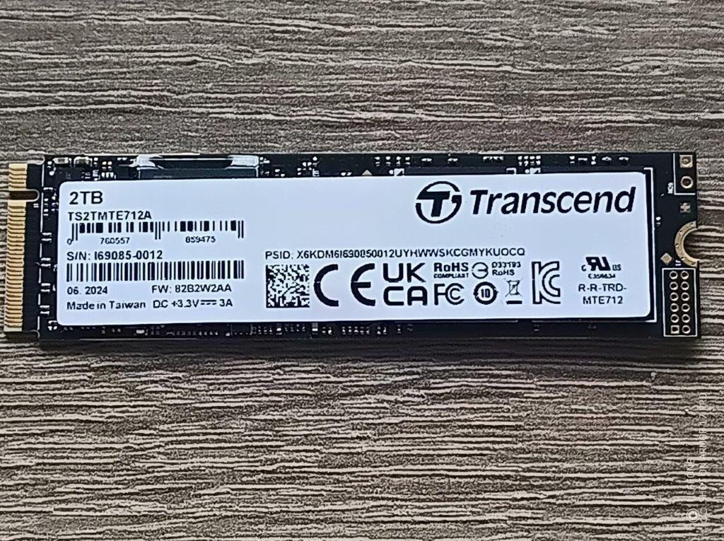 2TB Transcend MTE712A PCIe NVMe 4.0 x4 Industrial - 4 000TBW