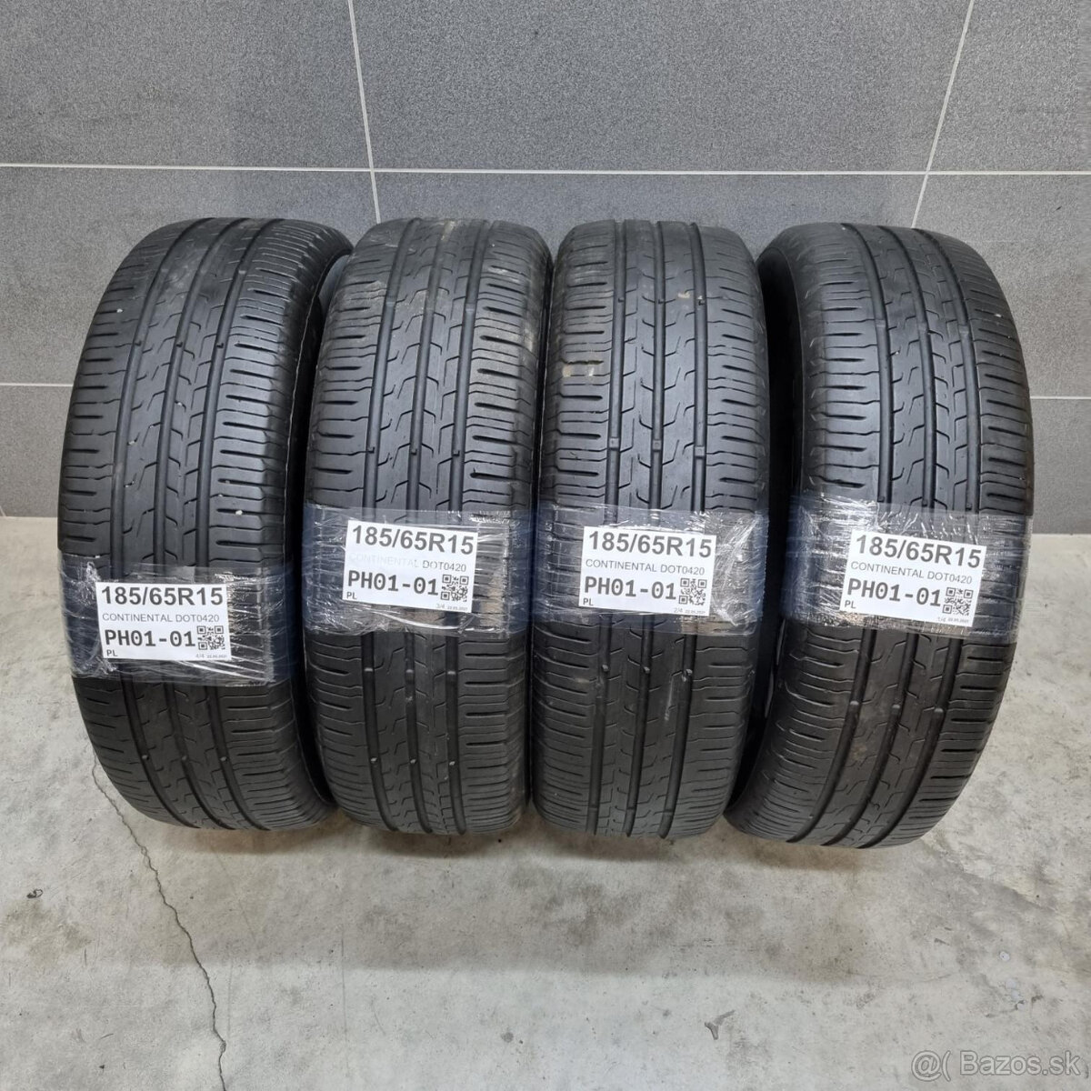 Letné pneumatiky 185/65 R15 CONTINENTAL DOT0420
