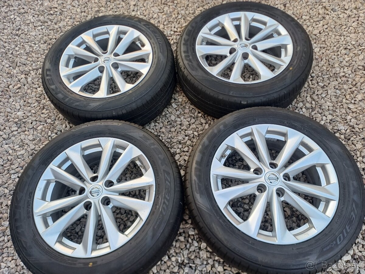 hlinikové disky org.Nissan Qashqai I,II,-7Jx17-ET-40-5x114,3