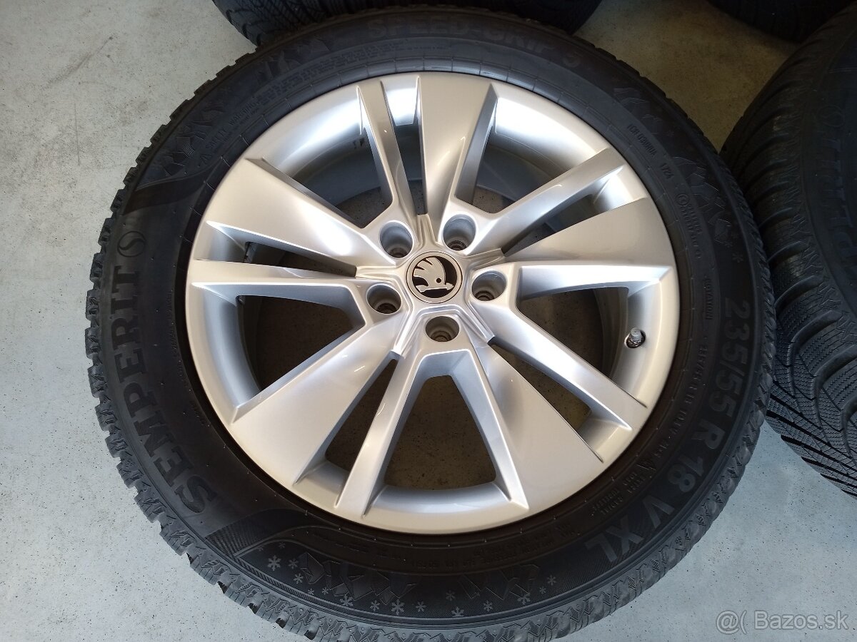Zimne ALU 5x112 R18 7J ET43 Original SKODA KODIAQ