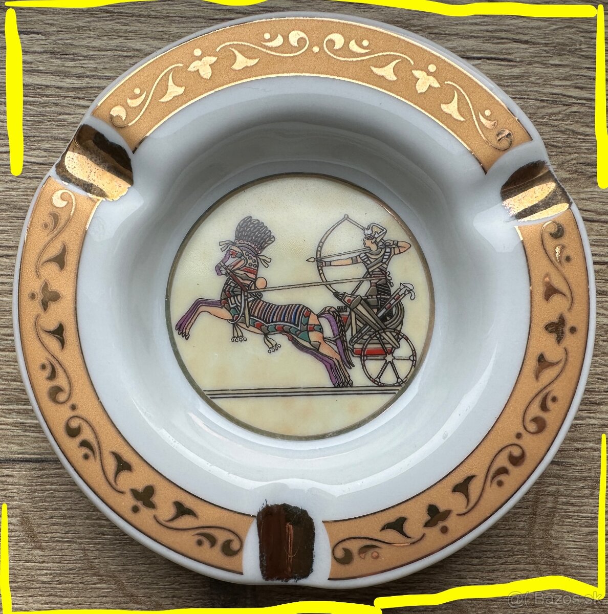 keramický popolník VINTAGEz Egypta za 10EUR