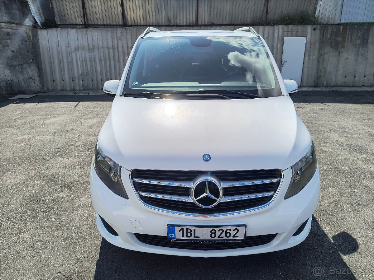 Mercedes-Benz V 250d L 4M AT ČR/140KW/NAVI/7MÍST/VYHŘ.SEDADL