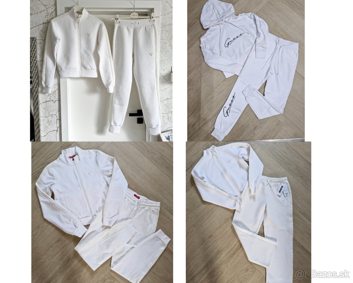 NOVE Guess biela smotanova teplakova suprava XS,XS/S