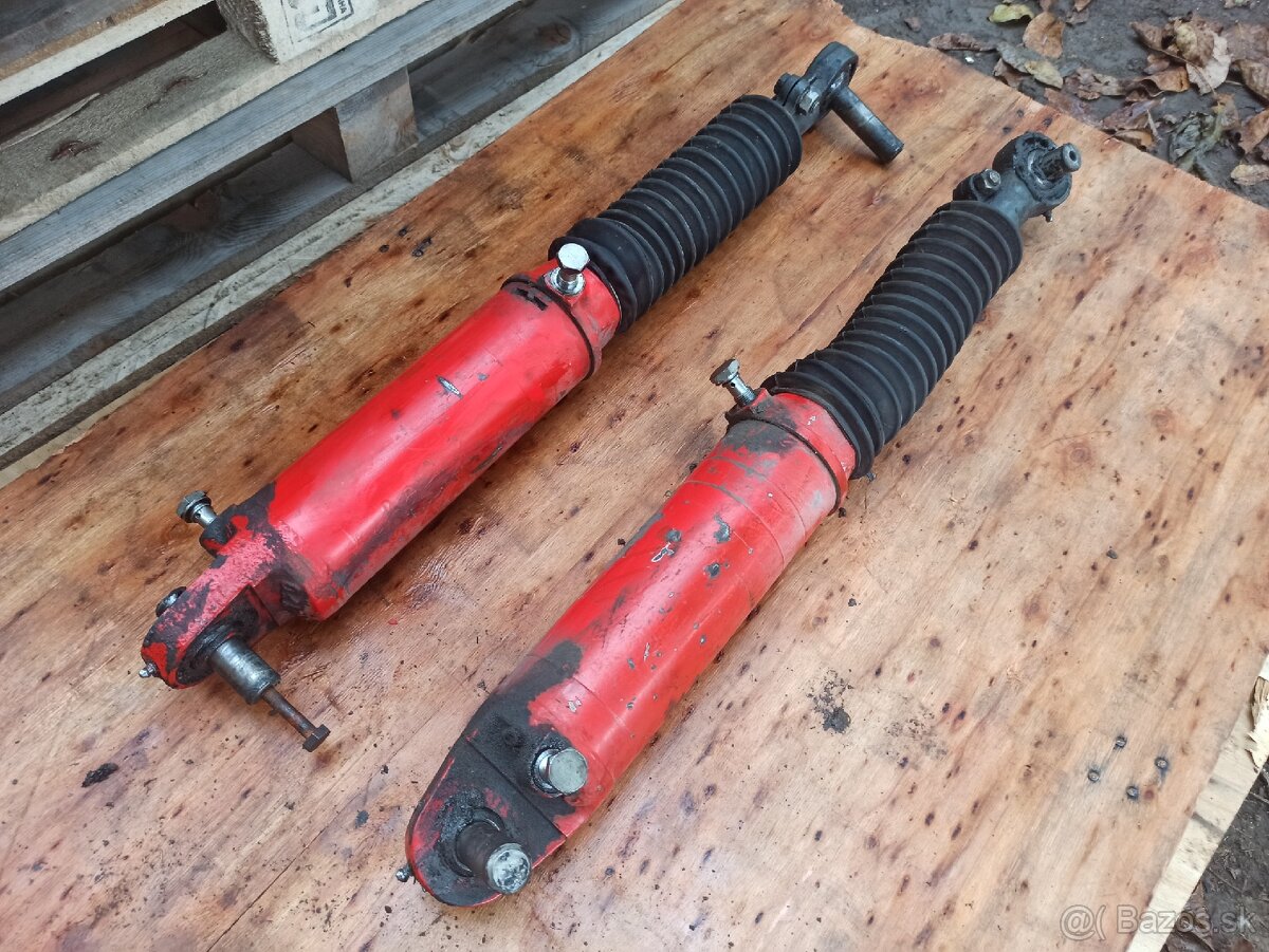 2x hydraulický piest valec dvojcinny