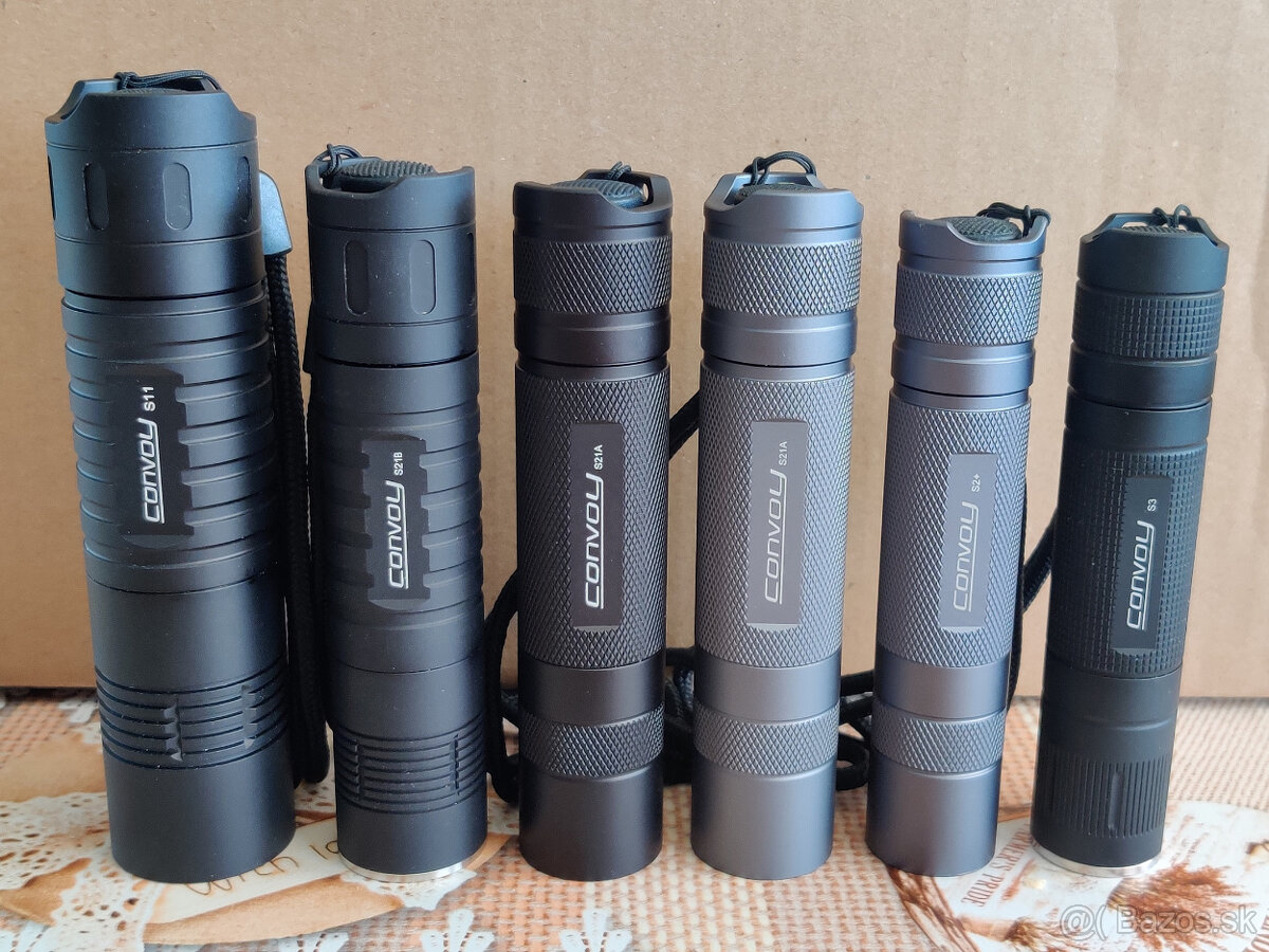 CONVOY - kvalitné LED svetlo (baterka)