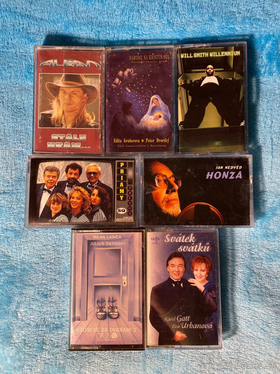 Mix rôznych kaziet spolu za 10€