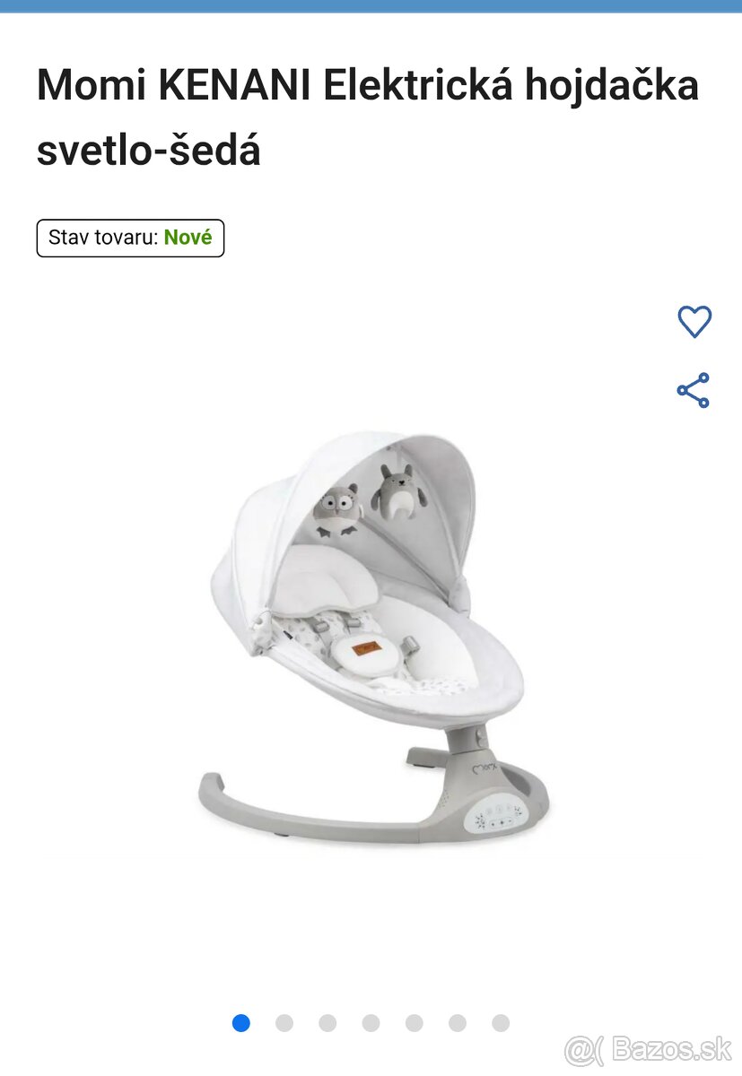 Elektrické hojdacie kreslo