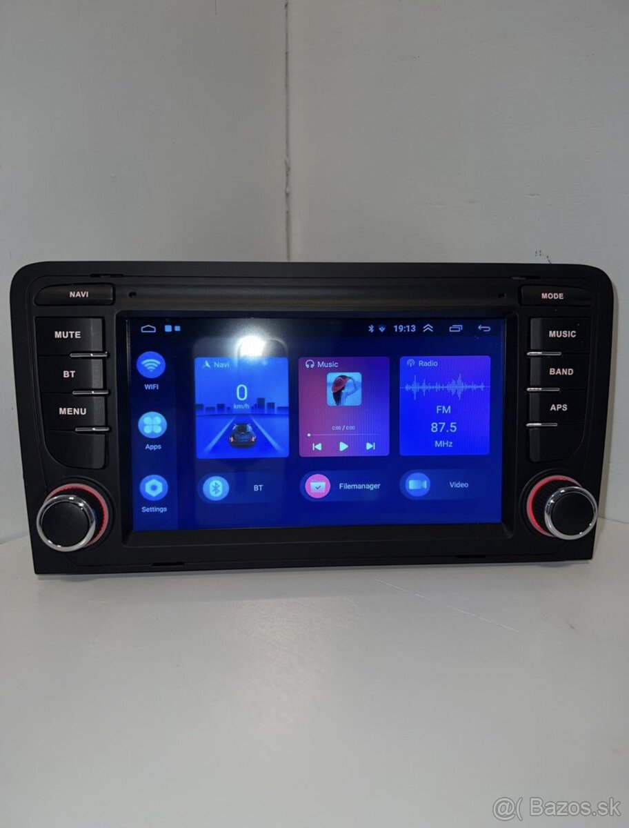 NOVINKA Audi A3, S3, RS3 2din autorádio 7´