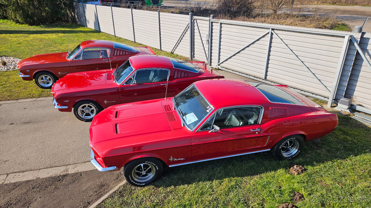 1965 - 1968 + 1972 Ford Mustang Fastback 5x skladem
