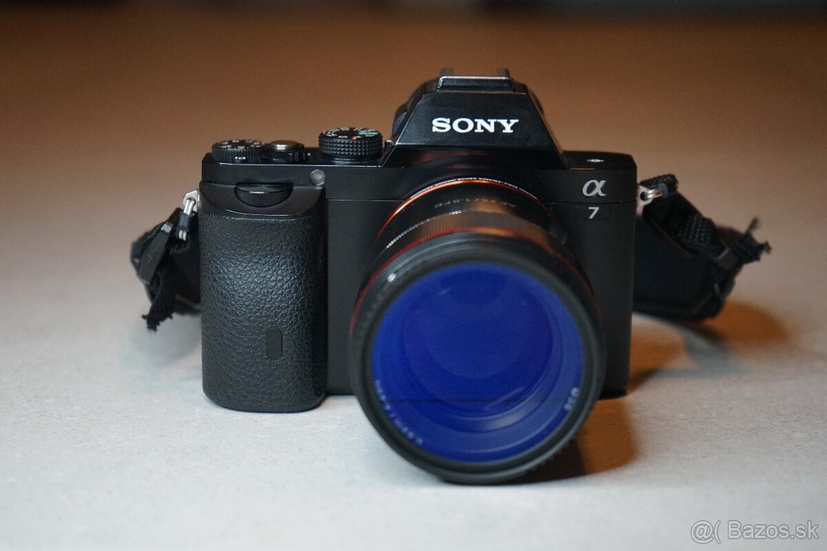 Fotoaparát Sony Alpha A7 Objektív Samyang 75mm f1.8 1684
