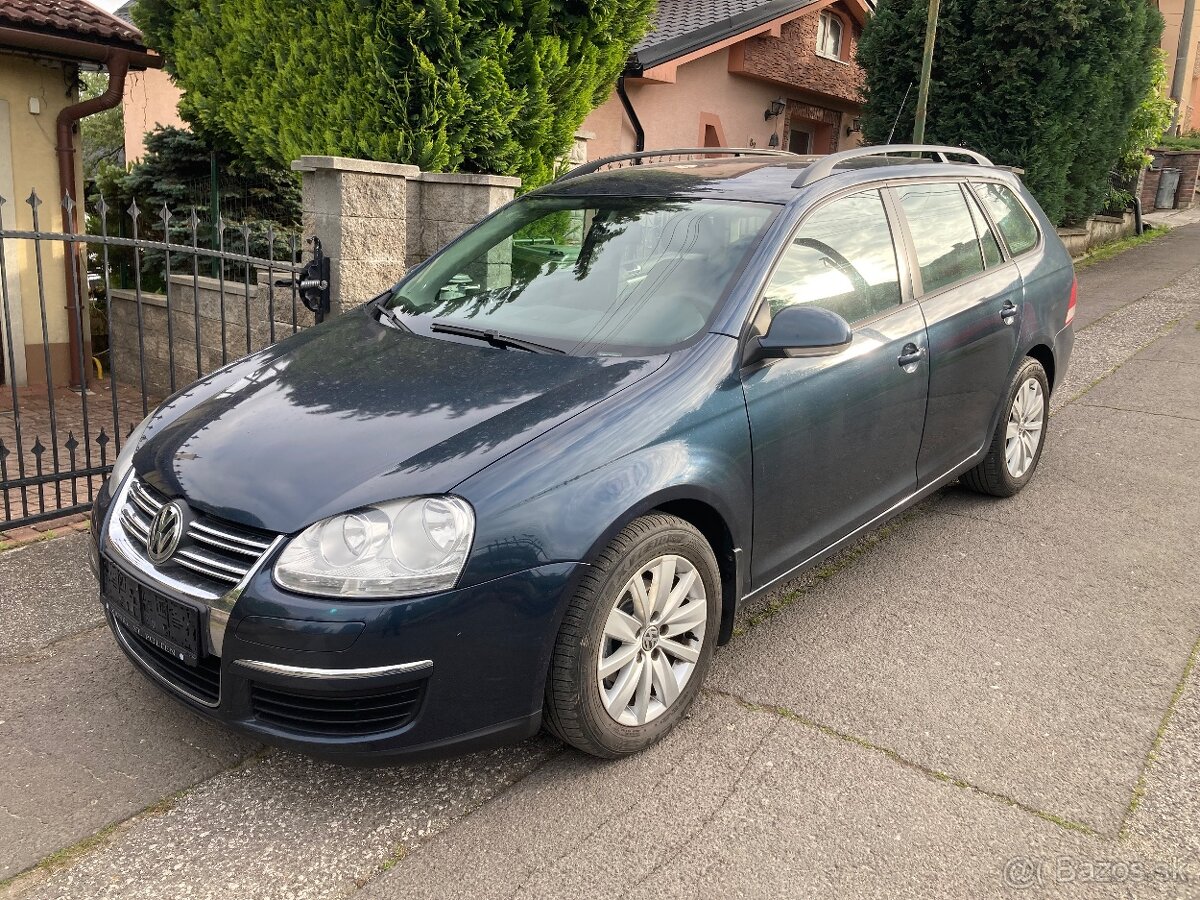 VW GOLF VARIANT 1.9 TDI ROK VÝROBY 2008 NAJ.258000 KM