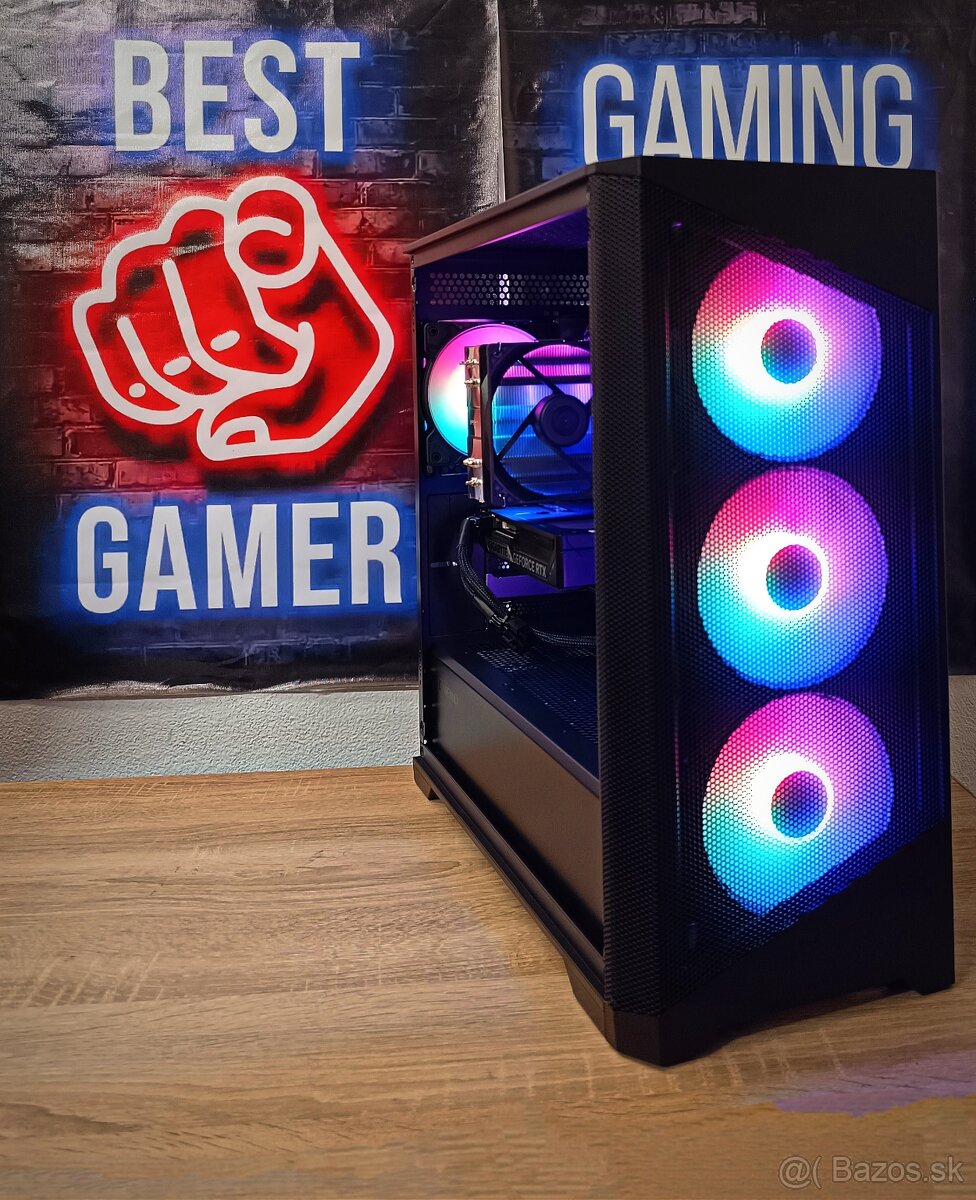 I5 14400F/RTX 5060/32GB RAM/2xNVMe SSD/HDD/Záruky