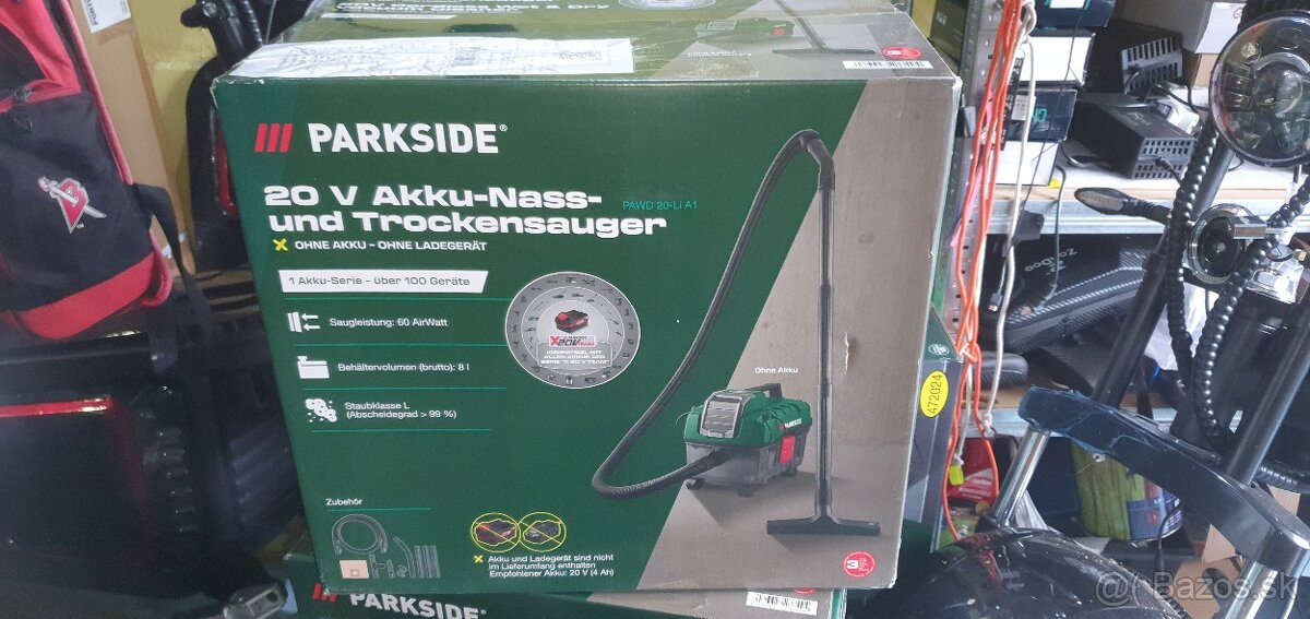 Aku vysavač Parkside nerozbalený