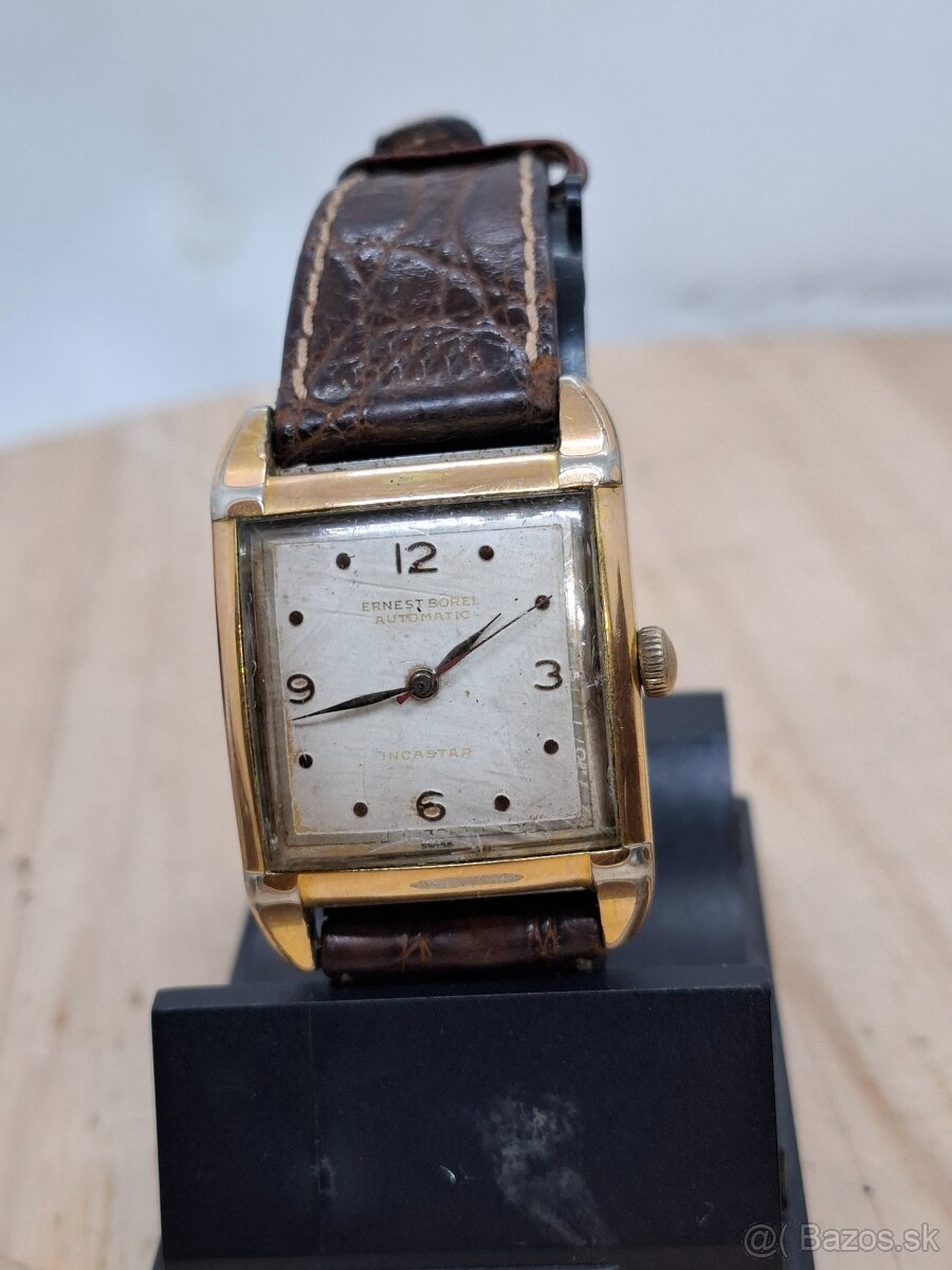 Predám funkčné náramkové hodinky ERNEST BOREL Automatic Swis