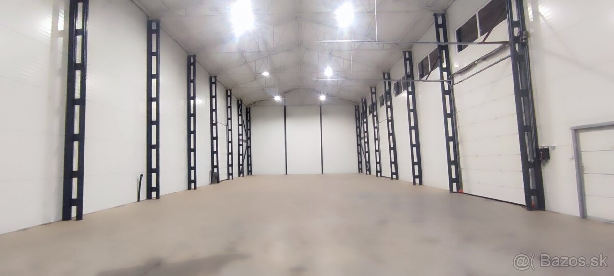 Na prenajom skladova, výrobna hala