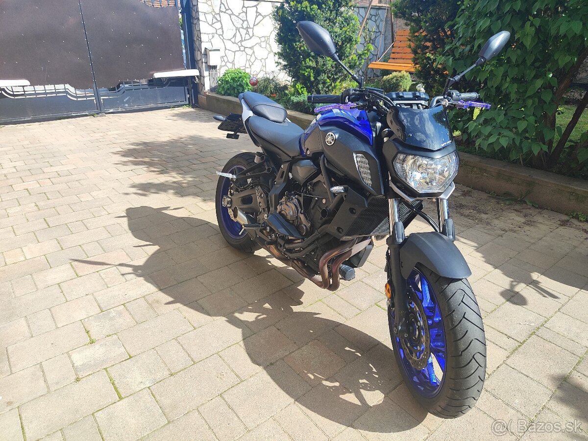 YAMAHA MT 07 ABS, 2020, 7 500 km, 1. majiteľ