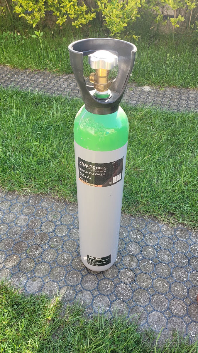 Plynová fľaša Ar + CO2 8l
