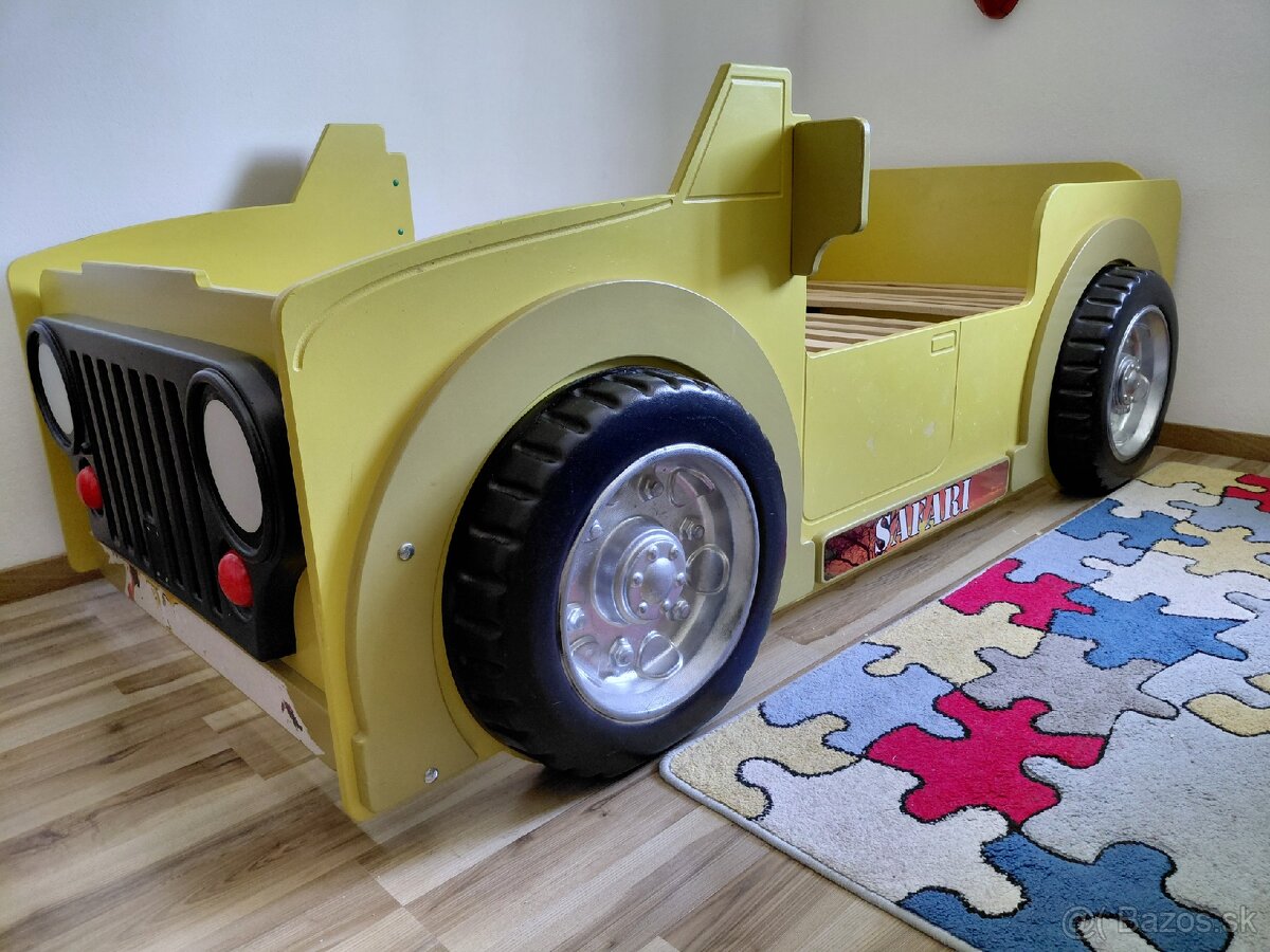 Detská posteľ auto